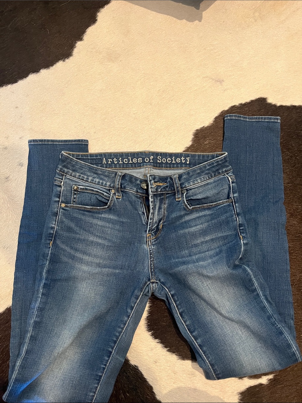 Articles Of Society Medium Blue Skinny Jeans